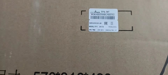 BTC 마이닝을 위한 SHA256 비트마인 앤트미네르 S19J 94번째 3100W 29.5 J/TH