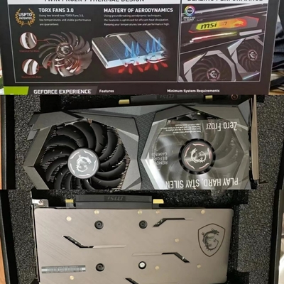 1830MHz MSI 지포스 GTX 1660년 최고 게임 Ｘ 6GB 그래픽 카드 TU116 어떤 LHR