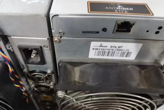 삼성 칩으로 중고인 75dB Asic 비트마인 앤트미네르 S17E 60T 2900W