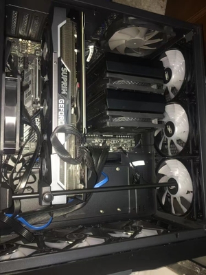 GDDR6X 850W MSI 지포스 RTX 3070 Ti SUPRIM Ｘ 8G 그래픽 카드 1860MHz