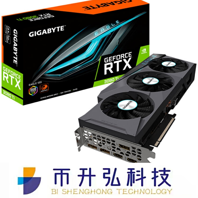 10240 CUDA 마이닝 장비 그래픽 카드 GA102 기가바이트 지포스 RTX 3080Ti 독수리 12GB