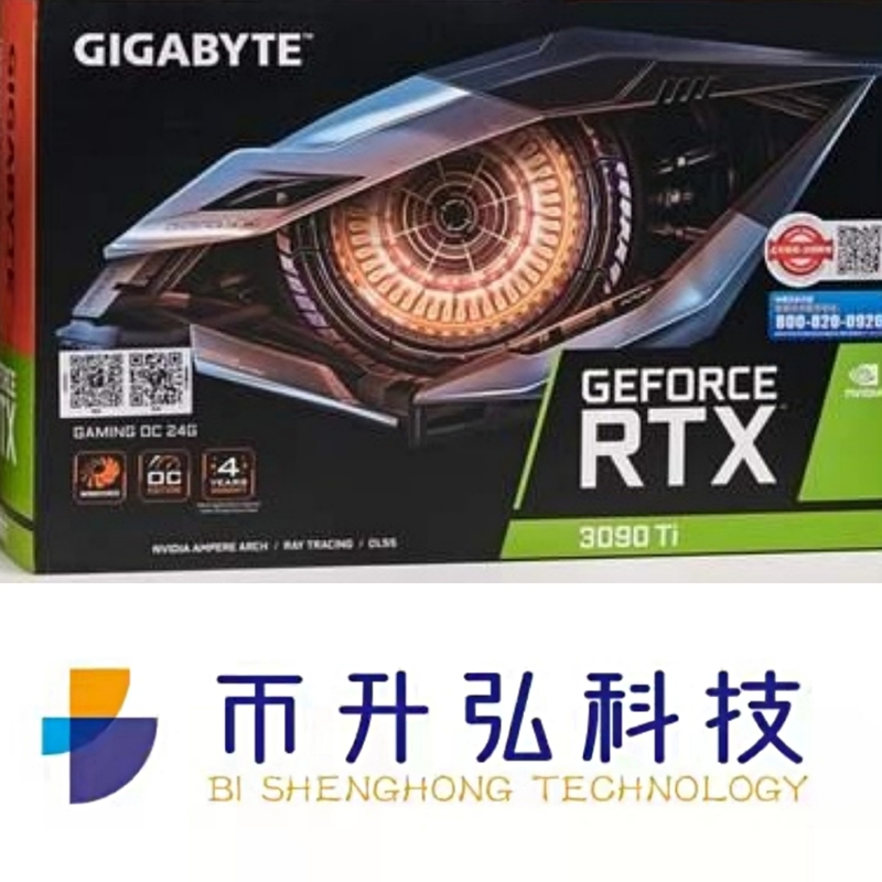 기가바이트 지포스 마이닝 장비 그래픽 카드 RTX 3090 Ti OC 24GB NVIDIA 384 비트